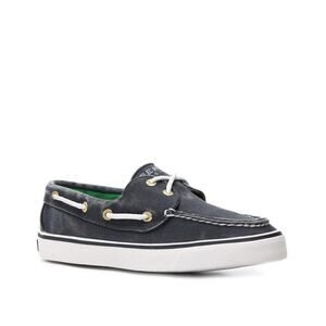 Sperry Women's Casual Boat Shoes Denim Low Top Black White Size 10 US
